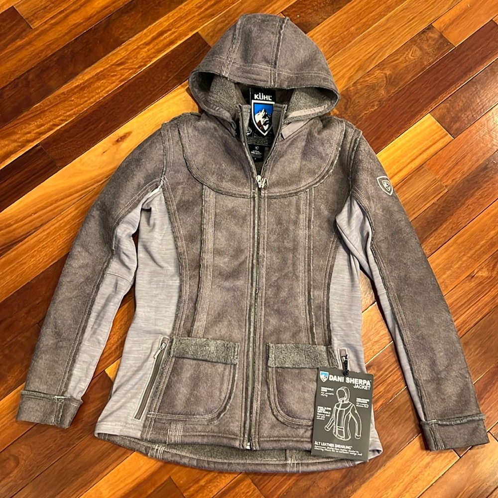 ⭐️ New Kuhl Dani Sherpa Jacket in Quartz Size Small
